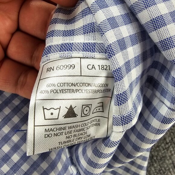 Saint Louis Billikens Shirt Mens Medium Plaid Button Up Long Sleeve College - Picture 9 of 10